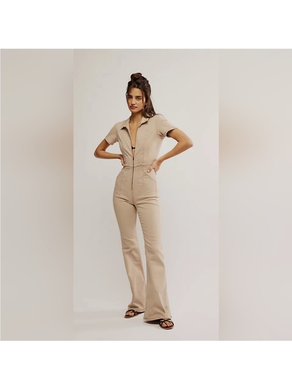 we the free jayde flare jumpsuit